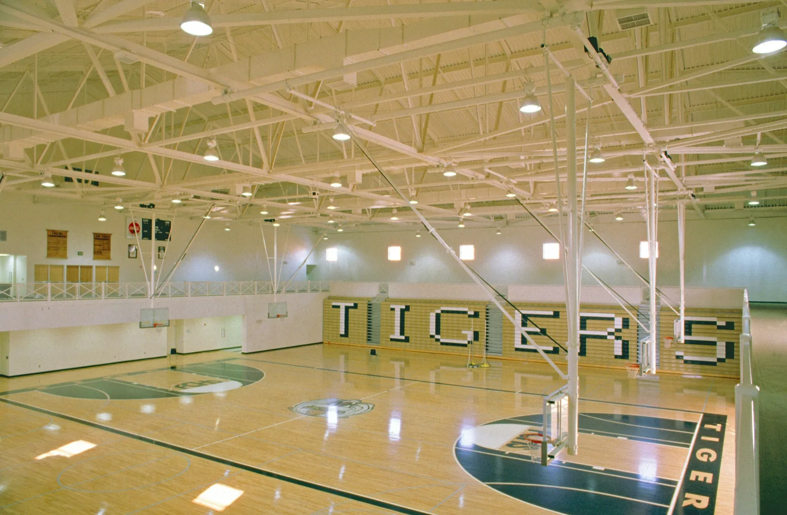 The gym at Fayette County High School in Fayetteville.